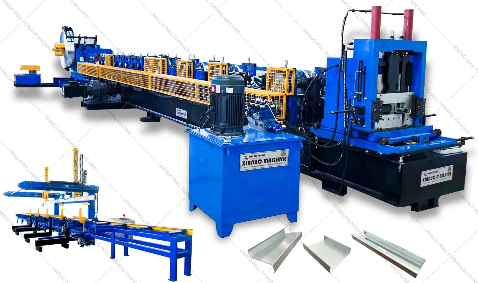 High Precision Steel C-Purlin Automatic Punching and Forming Machine