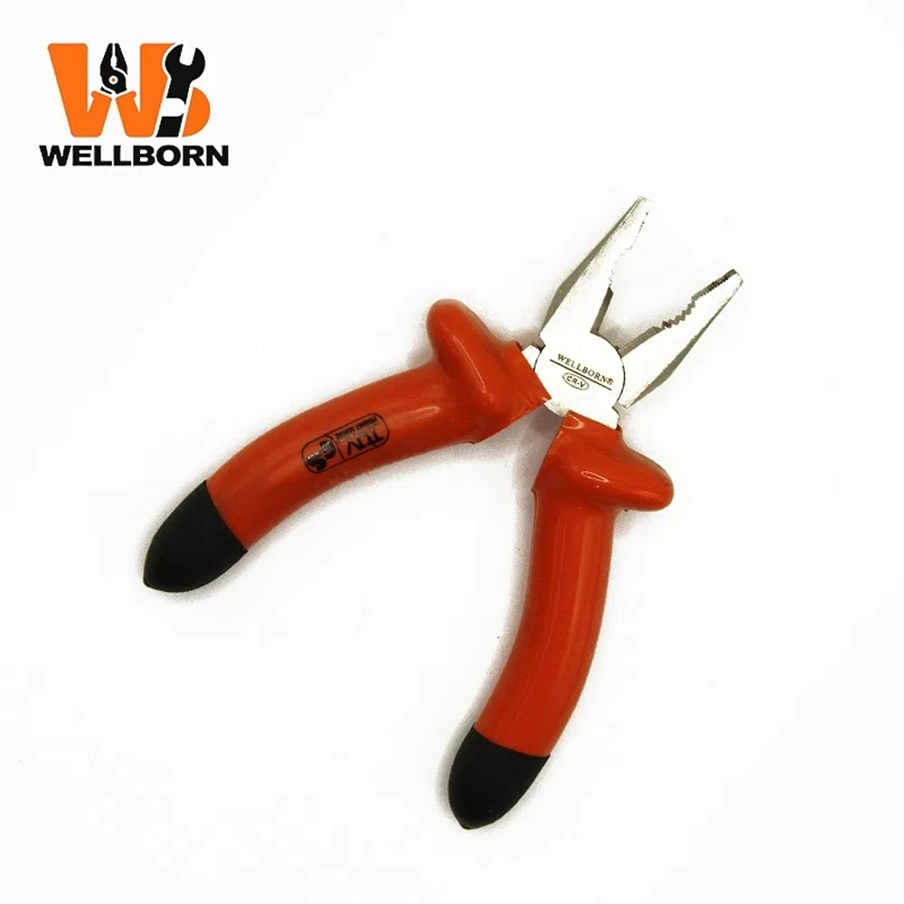 Strong Clamping Force a-025 Orange Steel Tool Plier for Furniture Assembly