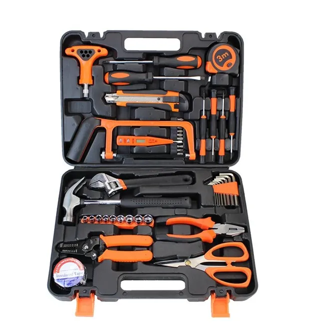 Professional 46PCS Multi-Function Hand Tool Set Repair Hand Tool Kit Blow Case