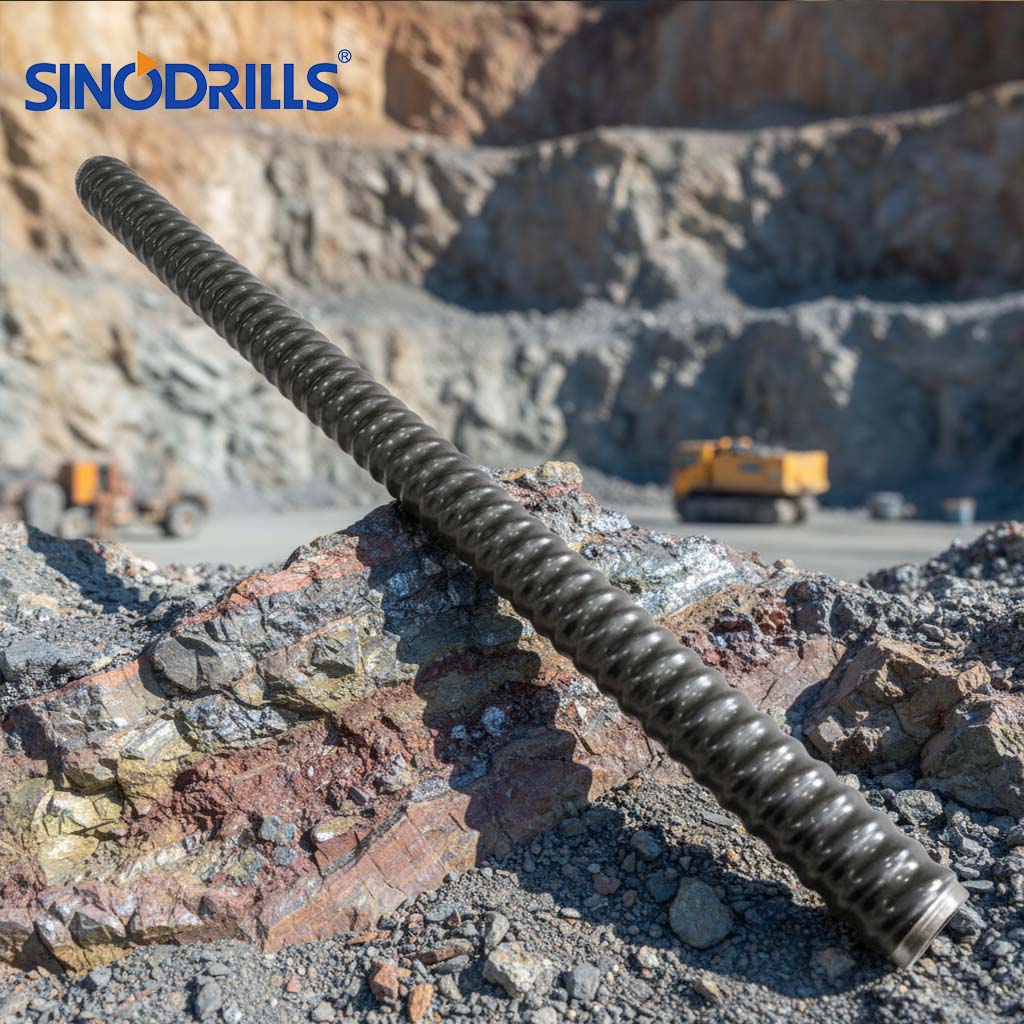 SINODRILLS Self Drilling Anchor Tools Hollow Steel Anchor Rod IBO R51 Anchor Bar Expansion Shell Rock Bolt