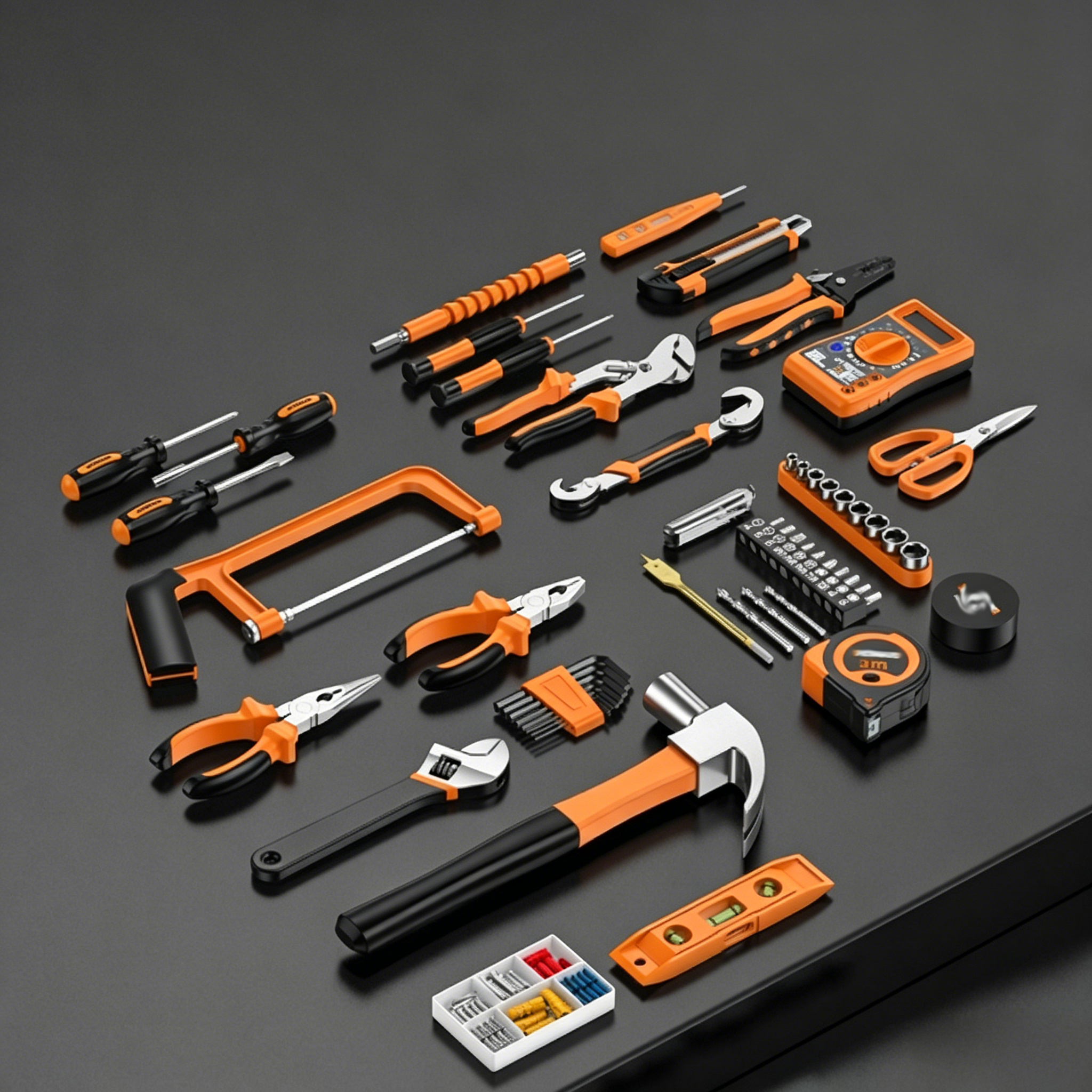 Safe &amp; Easy Home Repair Kit for Beginner-Friendly Hand Tool Set, Ideal for Household Chores &amp; Emergency Fixes