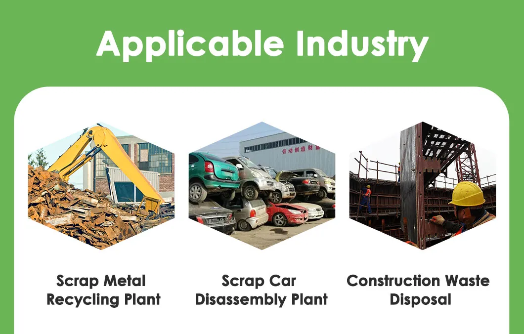 Metal Recycling Machine Hydraulic Guillotine Steel Rebar Shearing Machine Alligator Shears
