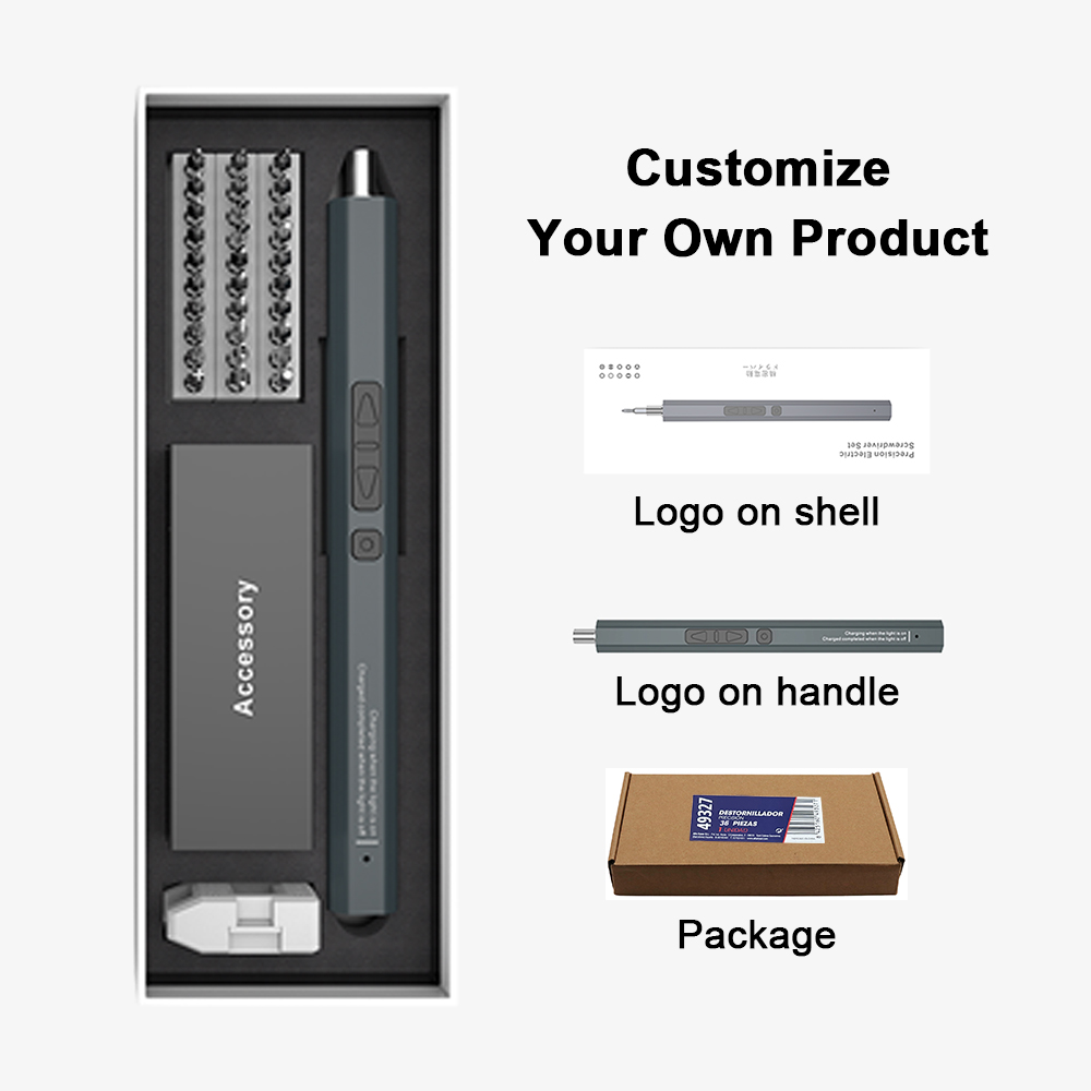 Portable Cordless Electric Screwdriver Kit 36 1 Home Improvement Precise Tool Set for DIY Factory Price