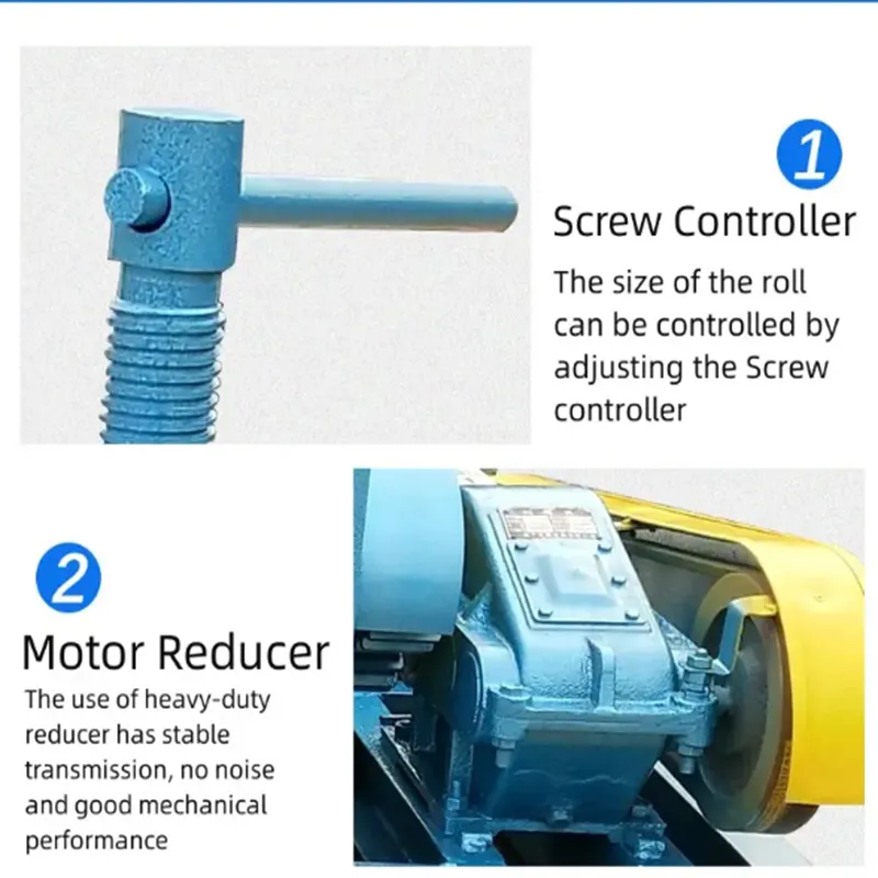Pipe Rolling Machine Sheet Metal Steel Plate Tube Bending Roller Machine