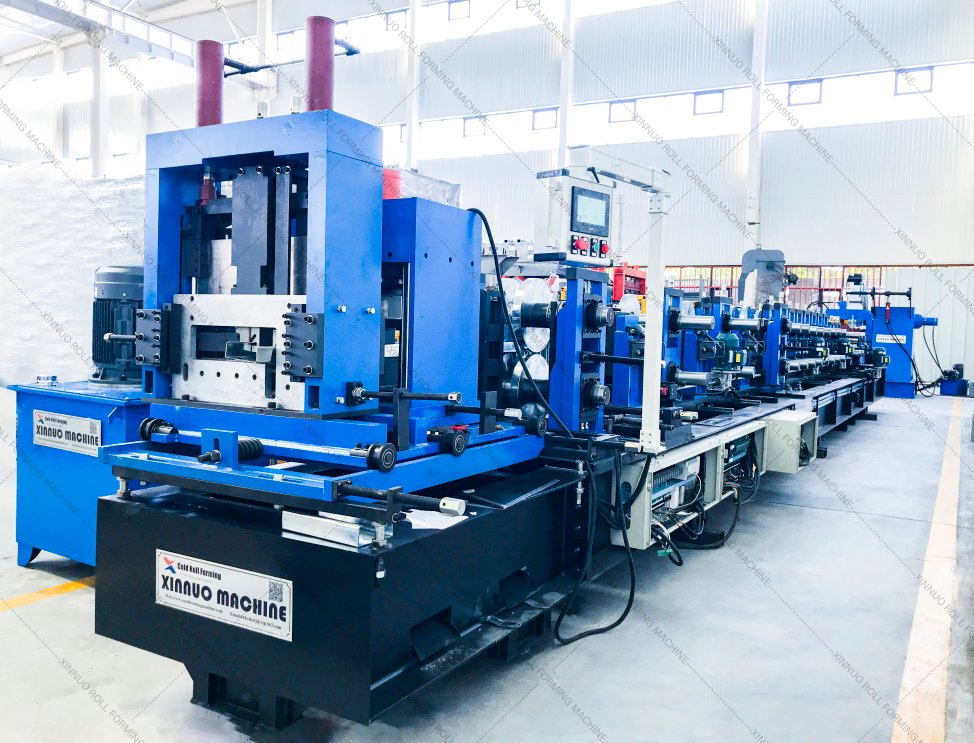 High Precision Steel C-Purlin Automatic Punching and Forming Machine