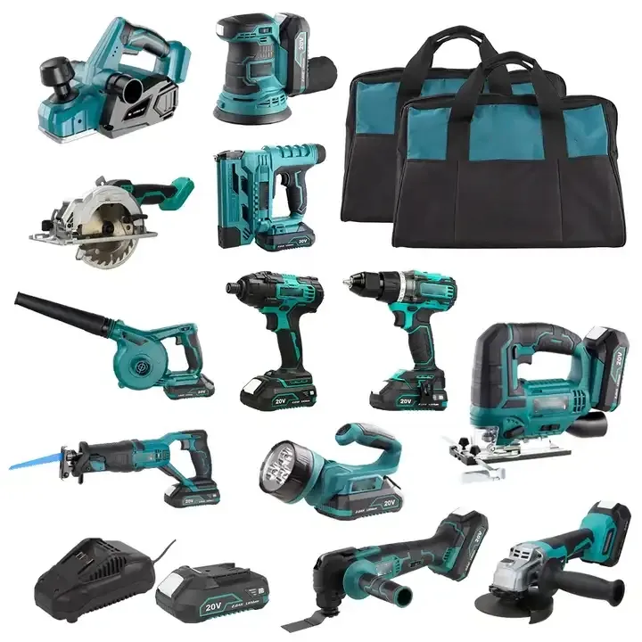 20V Lithium Battery Operated Hand Tool Sets Household Power Tools Combo Kits