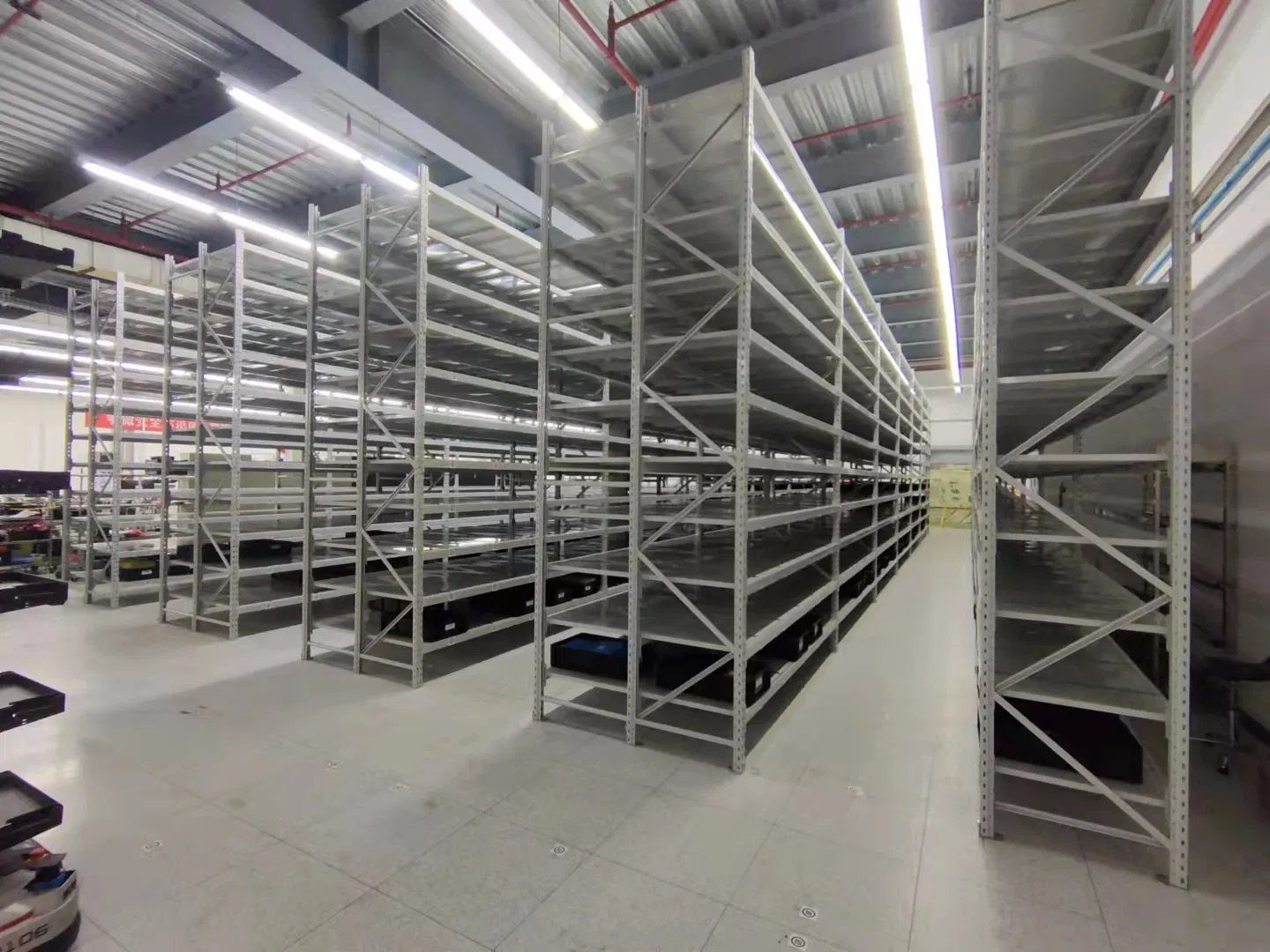Space-Saving Warehouse Storage Shelving System