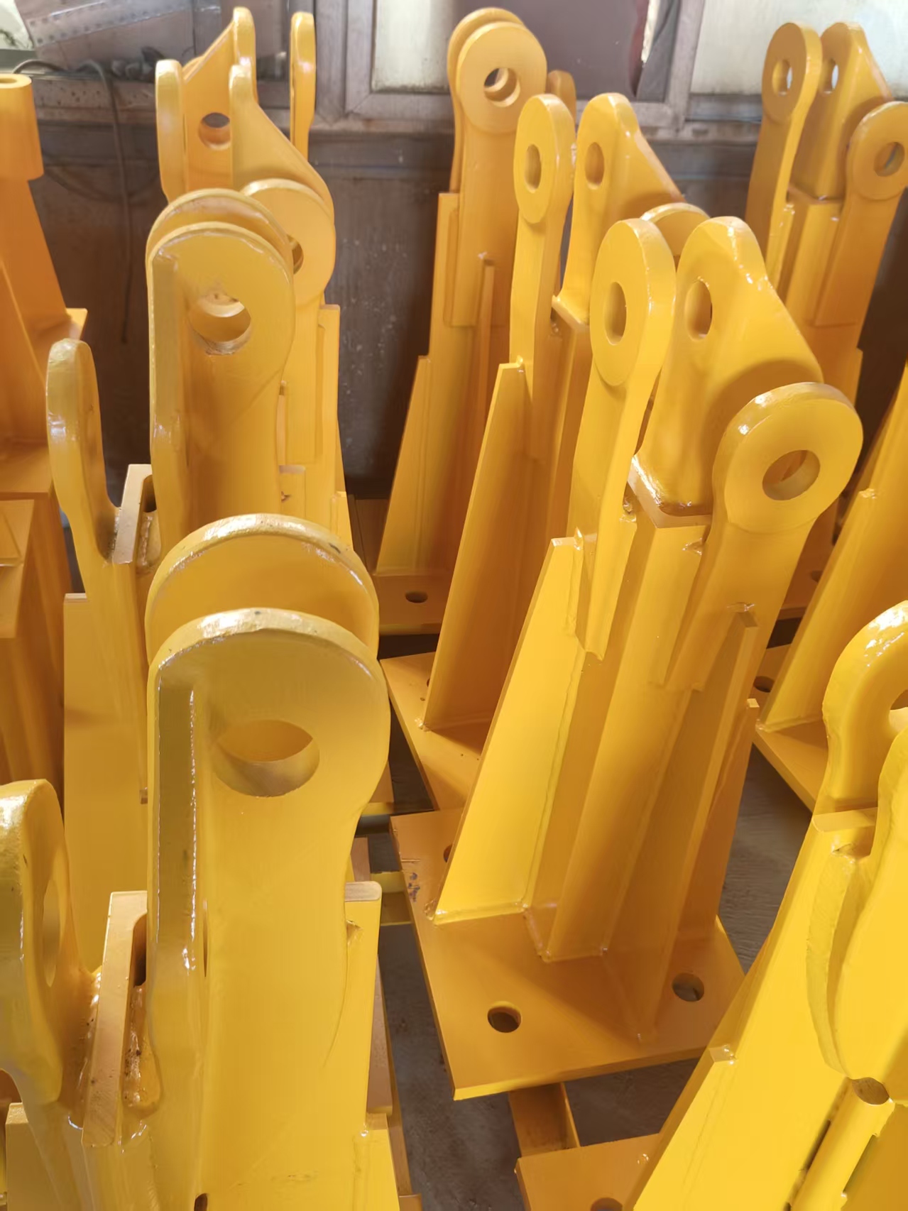 Q355B High Strength Steel Tower Crane Wall Tie Anchor Base Precision Holes for Fast Field Installation