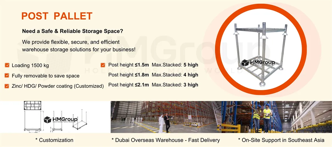 Heavy Duty High Quality Customized Warehouse Portable Stacking Rack System