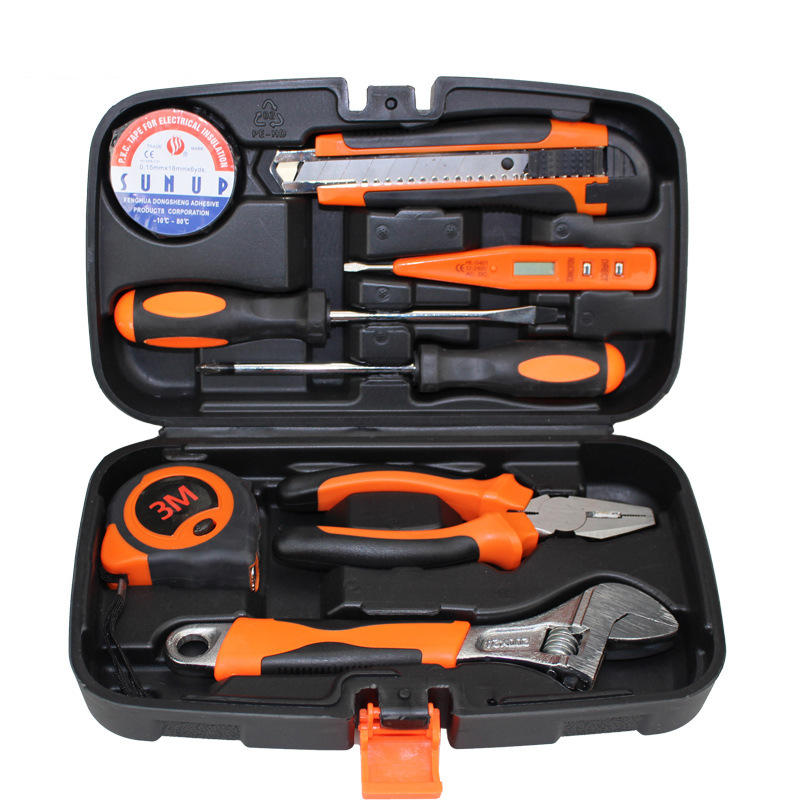 TMAXTOOL Multi-functional Tool Box Set Electrician Household Car Repair Kit Safety Hammer Screwdrivers for Home DIY Automotive