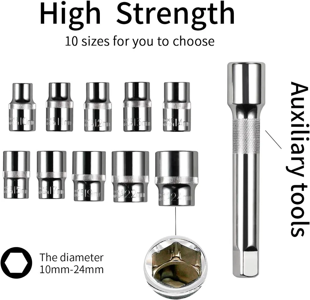 Chrome-vanadium Socket Detail