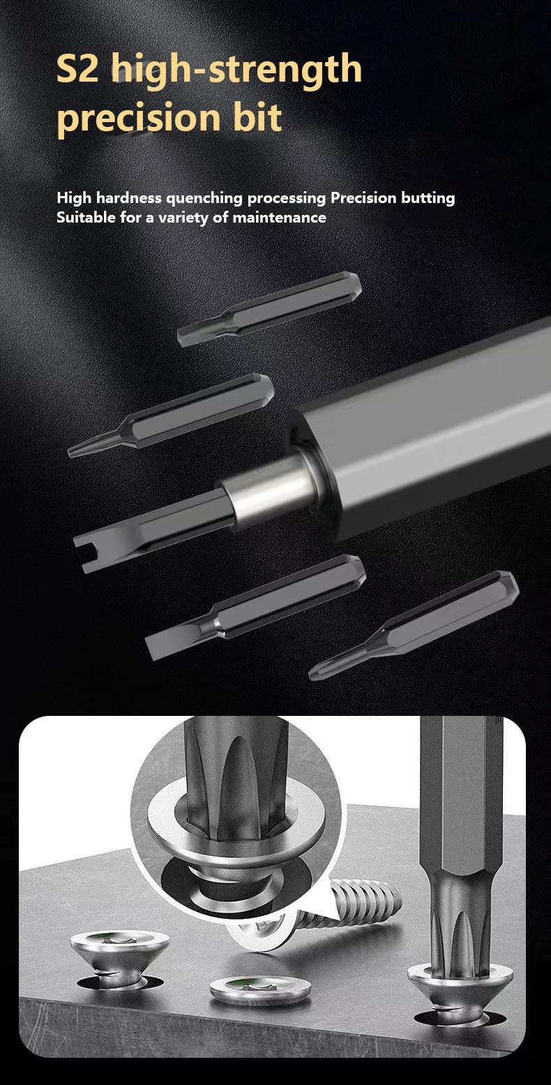 68 In1 Industrial Home Rechargeable Electric Precision Screwdriver Set Steel Acetate OEM Customizable Mini Smart Multifunctional