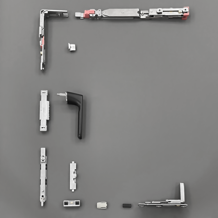 High End Door Window Accessories Europe Standard 20 Slot Sistema Para Ventana Oscilobatiente Window Hardware for Aluminum Window