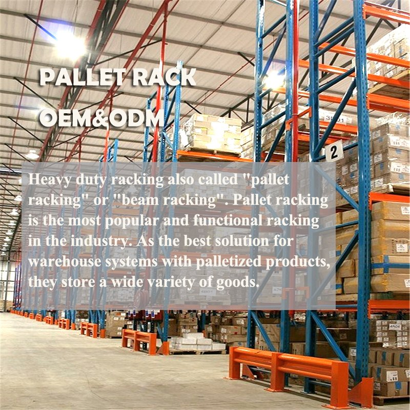 Industrial Warehouse Heavy Duty Portable Pallet Rack System Steel Shleving