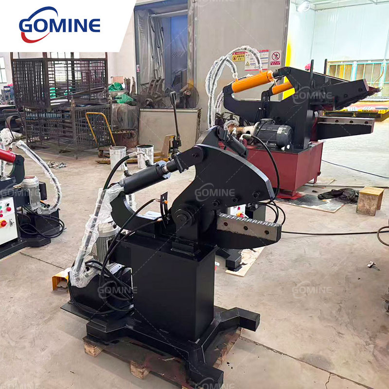 Metal Recycling Machine Hydraulic Guillotine Steel Rebar Shearing Machine Alligator Shears