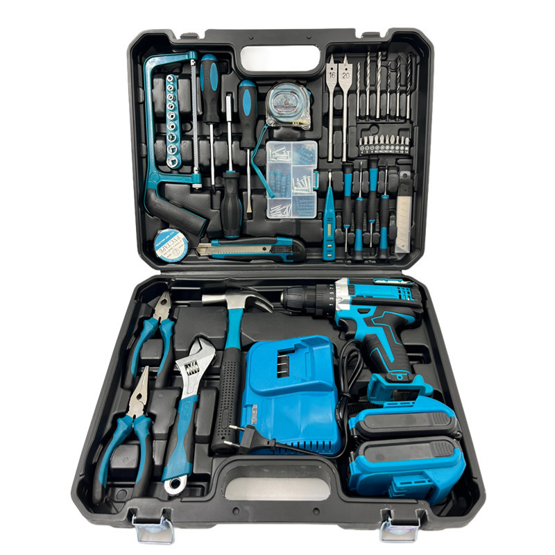 20V Brushless Cordless Mini Drill Set High Torque Impact Drill with 2 Lithium Batteries OEM Industrial Grade for DIY Home Repair