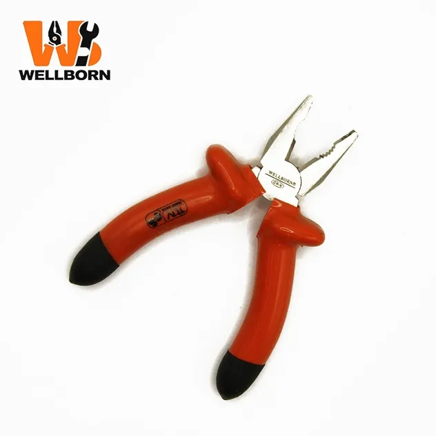 High Wear Resistance a-025 Orange Steel Pliers for Furniture Assembly
