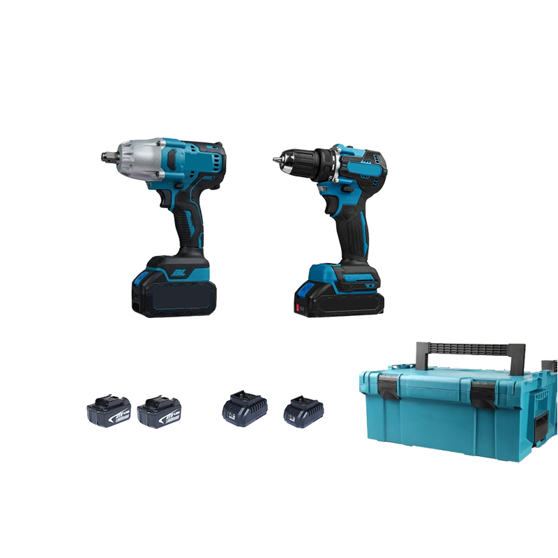 OEM ODM 21V Li-ion Battery Electric Cordless Pro Carpenter Woodworking Tool Set DIY Woodworking Combo Kit with Hard Case