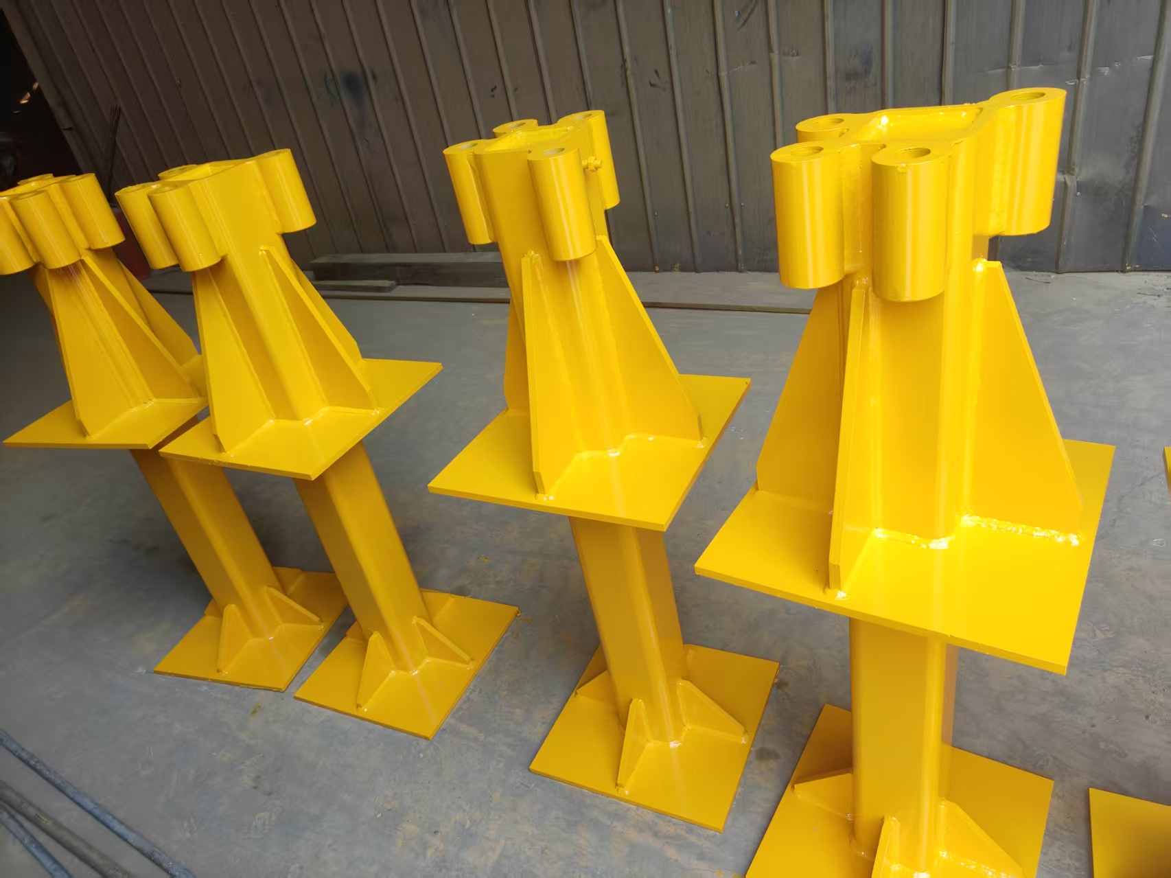 Q355B High Strength Steel Tower Crane Wall Tie Anchor Base Precision Holes for Fast Field Installation