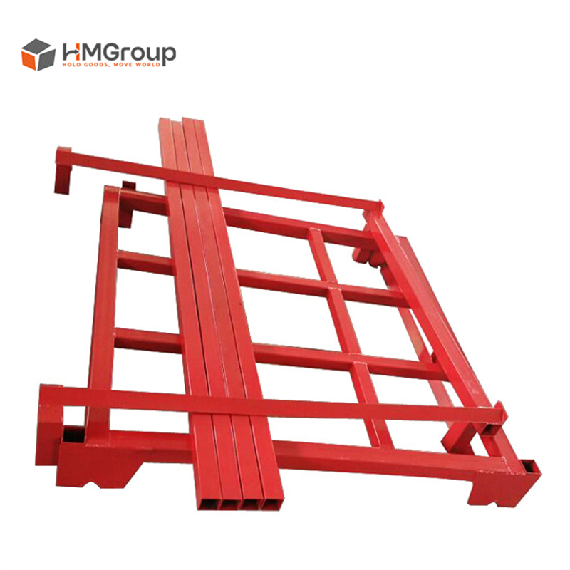 Logistics Warehouse Storage Stacking Adjustable Portable Pallet Tainer Rack System