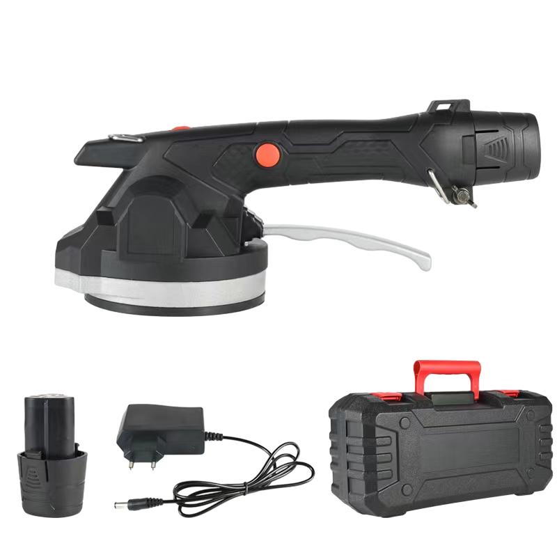 12V Handheld Tile Vibrator Battery Powered Cordless Tile Suction Cup Leveling Laying Vibration Machine