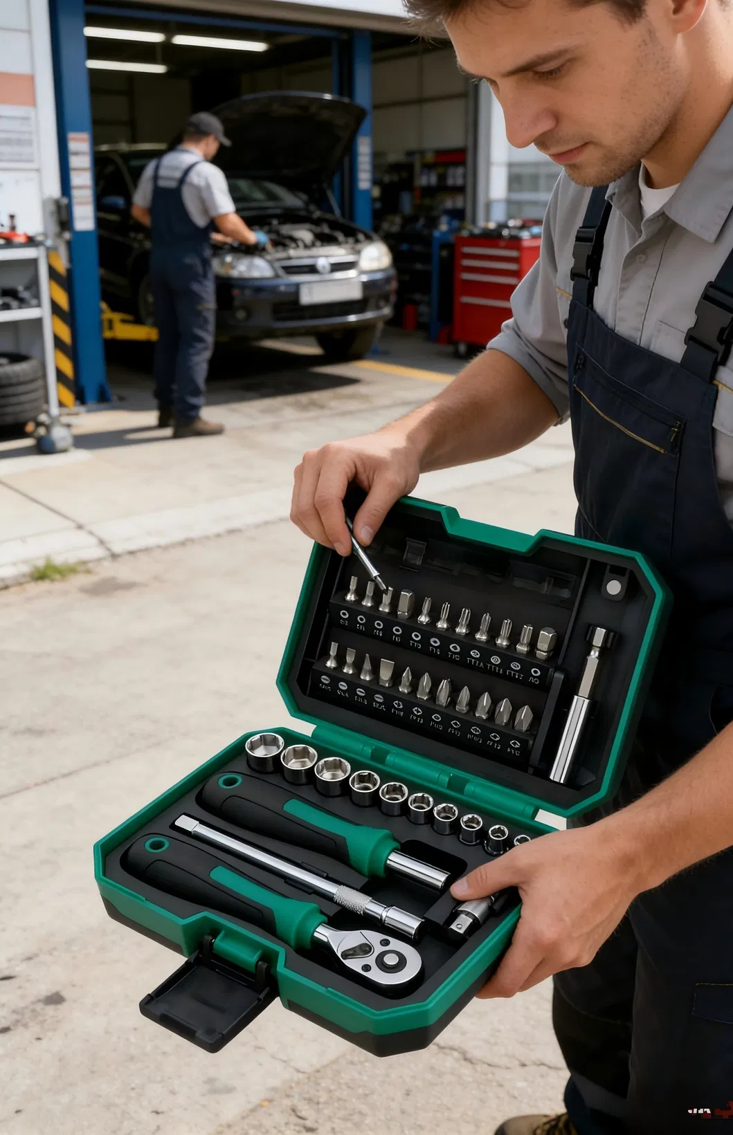 40PCS Multi-Function Ratchet Socket & Screwdriver Bit Set Precision Repair Tool Kit