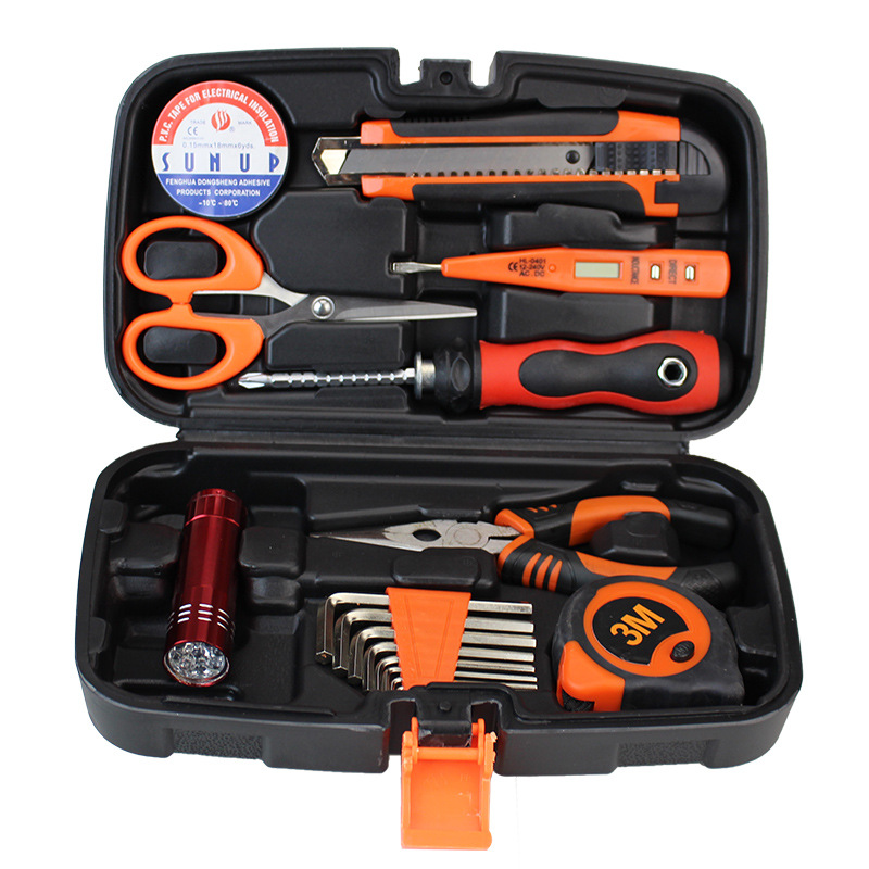TMAXTOOL Multi-functional Tool Box Set Electrician Household Car Repair Kit Safety Hammer Screwdrivers for Home DIY Automotive