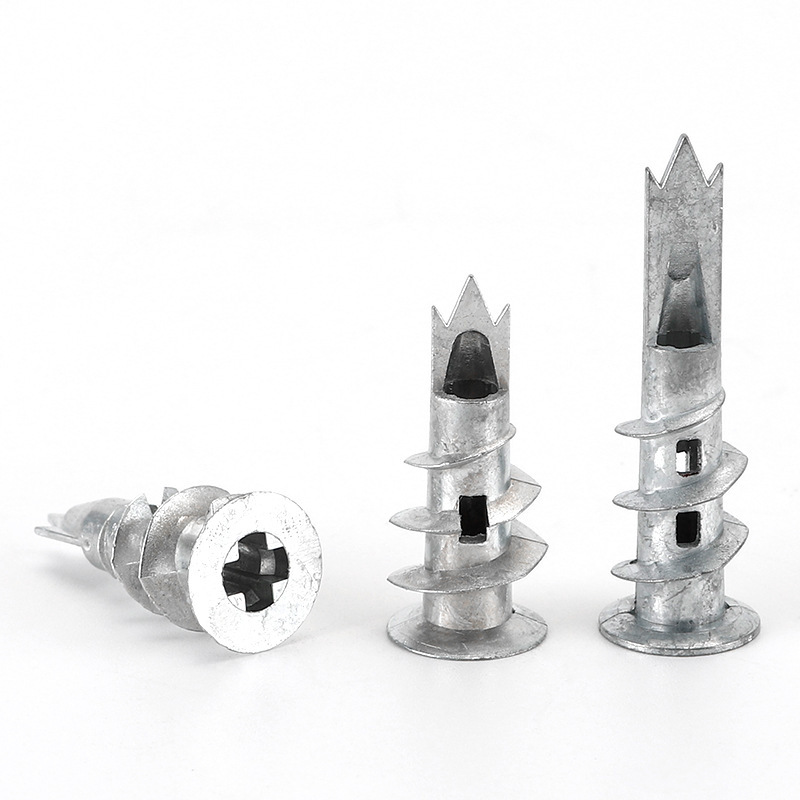 Zinc Self Drilling Drywall Anchor Hollow Wall Anchor Kit with Screws