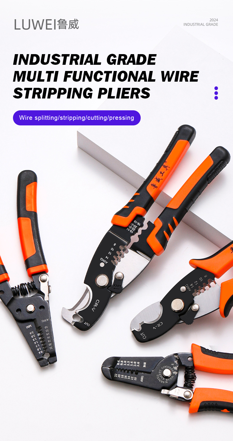 Multifunctional Wire Stripping Pliers Banner