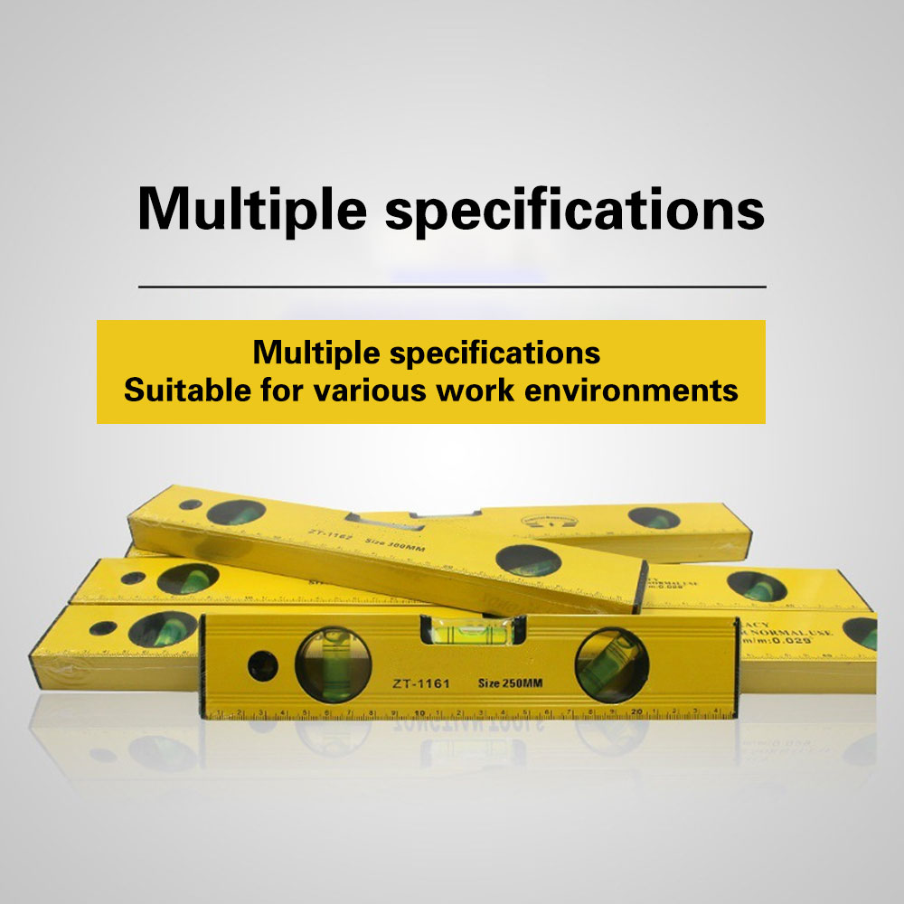 Aluminum Alloy Leveling Ruler 600mm High Precision Multi-Functional Strong Magnetic Thickened Hardened Household Leveling Ruler