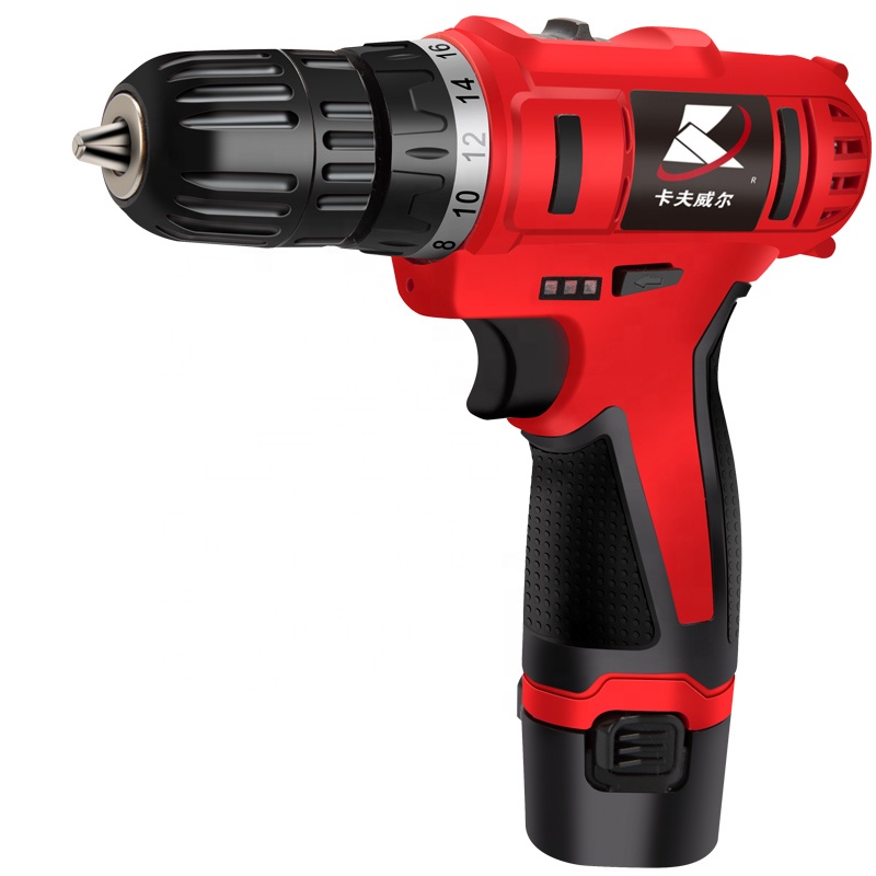 KAFUWELL P2982A 109pcs Cordless Drill Tool Set for Home Repair and DIY Double Speed Cordless Power Tool Set