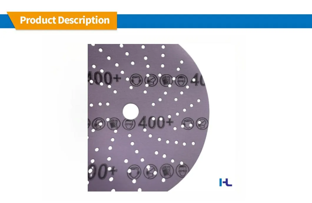 Multiple Holes Ceramic Polishing Abrasive Sand Grinding Sanding Disc Details