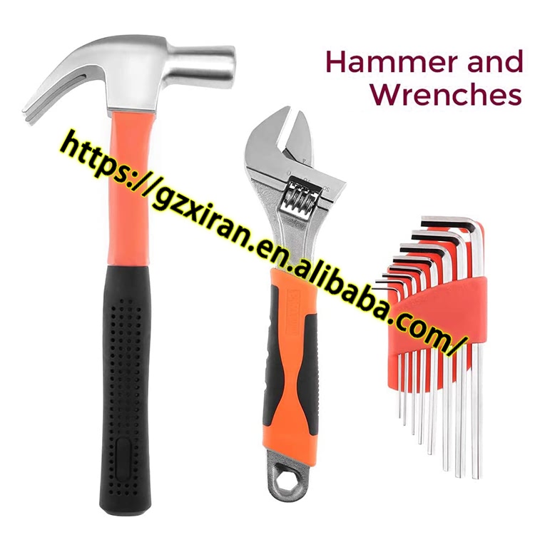 100 Piece High Quality Household Carpentry Repair Full Best Professional Box Kit Hand Tool Set for Mechanics