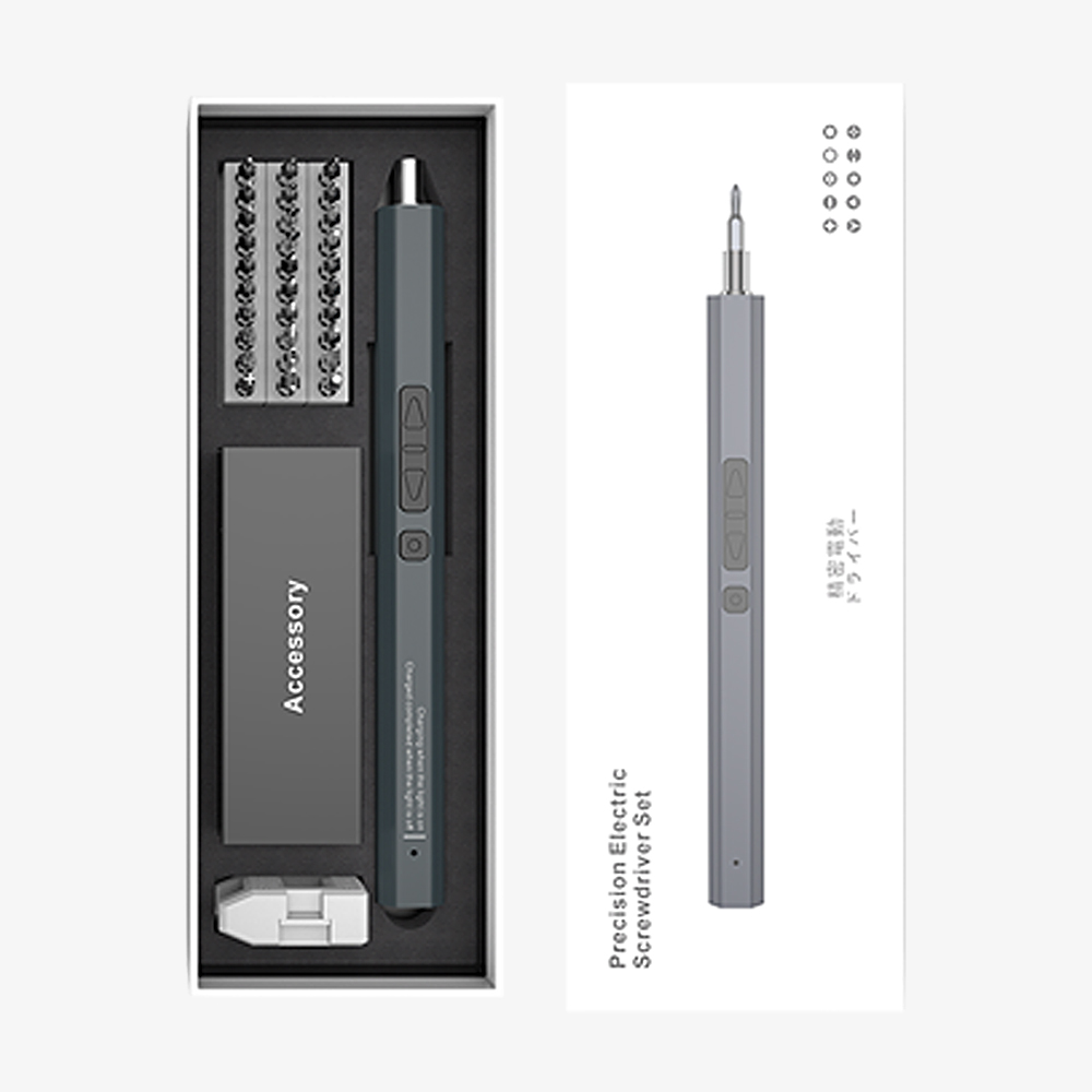 Portable Cordless Electric Screwdriver Kit 36 1 Home Improvement Precise Tool Set for DIY Factory Price