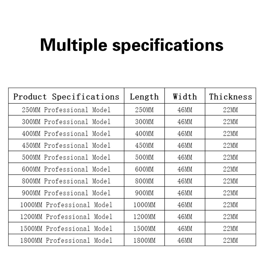 Aluminum Alloy Leveling Ruler 600mm High Precision Multi-Functional Strong Magnetic Thickened Hardened Household Leveling Ruler