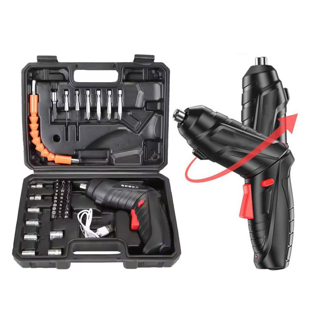 Mini Electric Screwdriver Set 45 One Multifunctional USB Charging Brushless Motor 3 Nm Torque Household Furniture Installation