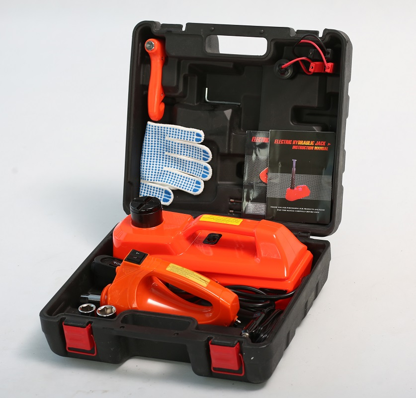 Electric Car Vehicle Repair Jack / Power Wrench / Tire Changing Tools Kit Car Emergency Kit
