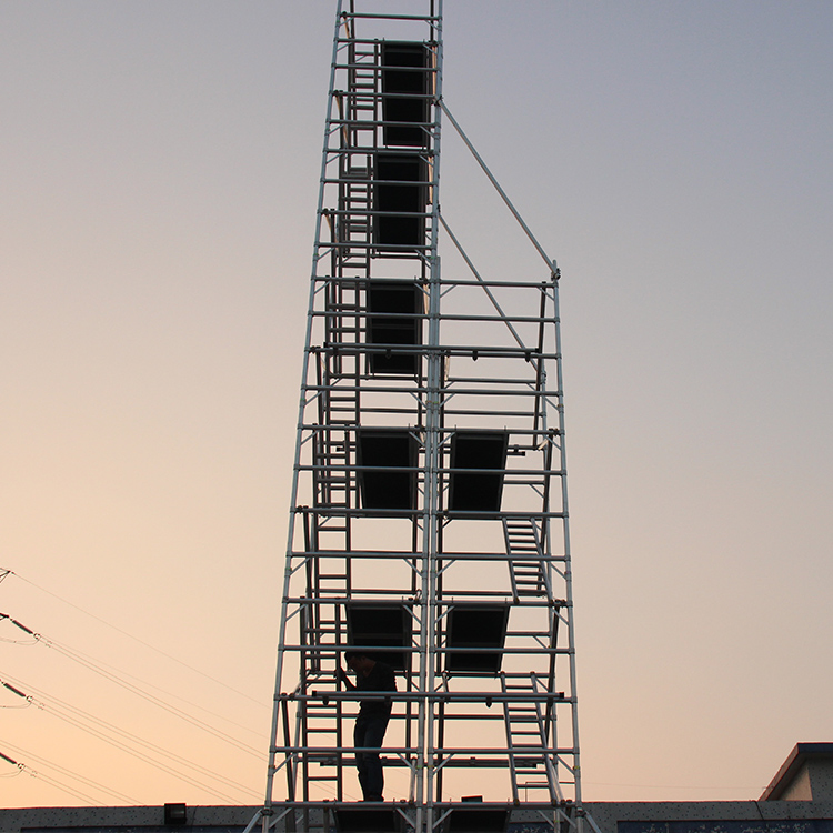 Portable Aluminum Stair Scaffolding System for Construction Projects