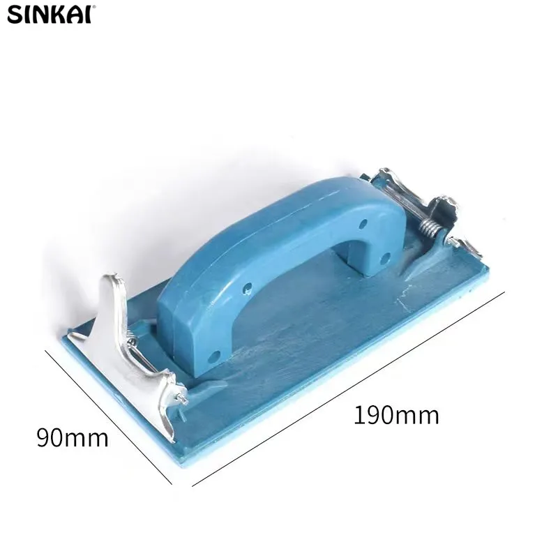 Lightweight Ergonomic Hand Sanding Tool Reduce Hand Fatigue for Efficient Surface Preparation and Finishing Work