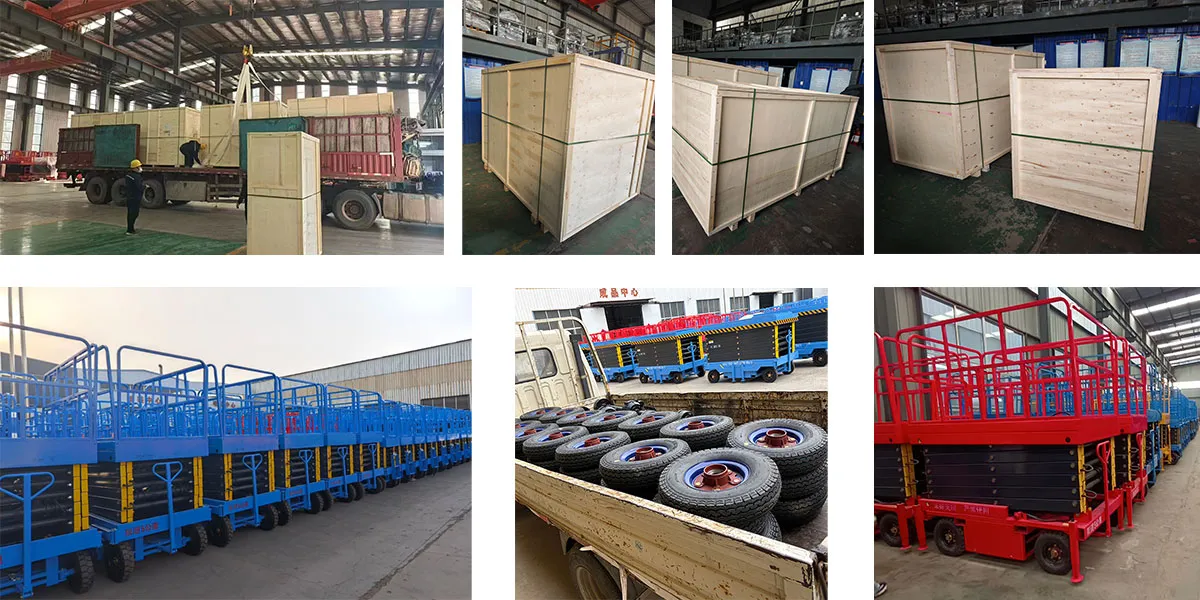 Packaging of Mobile Scissor Lift