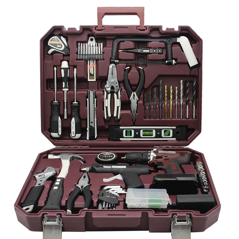Auto Repair Socket Set Ratchet Hammer Wrench Full Set Multi-Function Auto Repair Repair Combination Tool Set