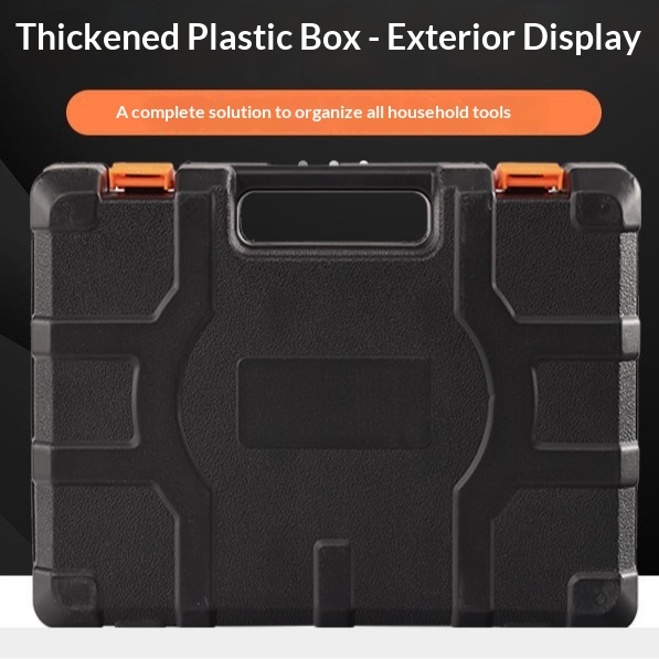 30pcs Carbon Steel Hardware Tool Set Medium Household &amp; Car Emergency Repair Kit Portable Toolbox for DIY &amp; Auto Maintenance