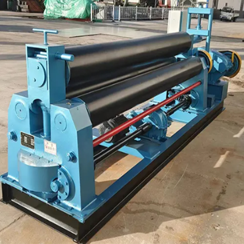 Pipe Rolling Machine Sheet Metal Steel Plate Tube Bending Roller Machine
