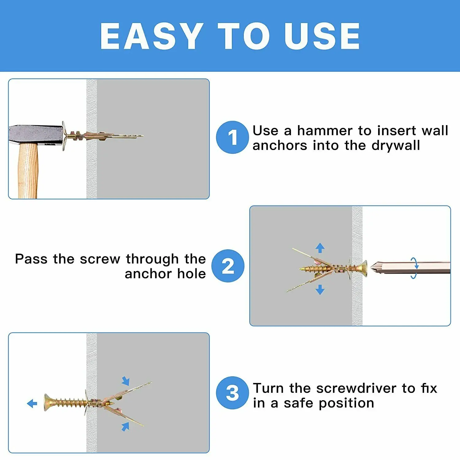 Drywall self-drilling anchor image 4