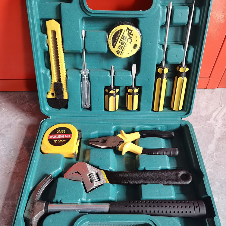 Hot Selling Multifunctional 6-16 Piece Emergency Hand Tool Kit Includes Screwdriver for Home Repair Box