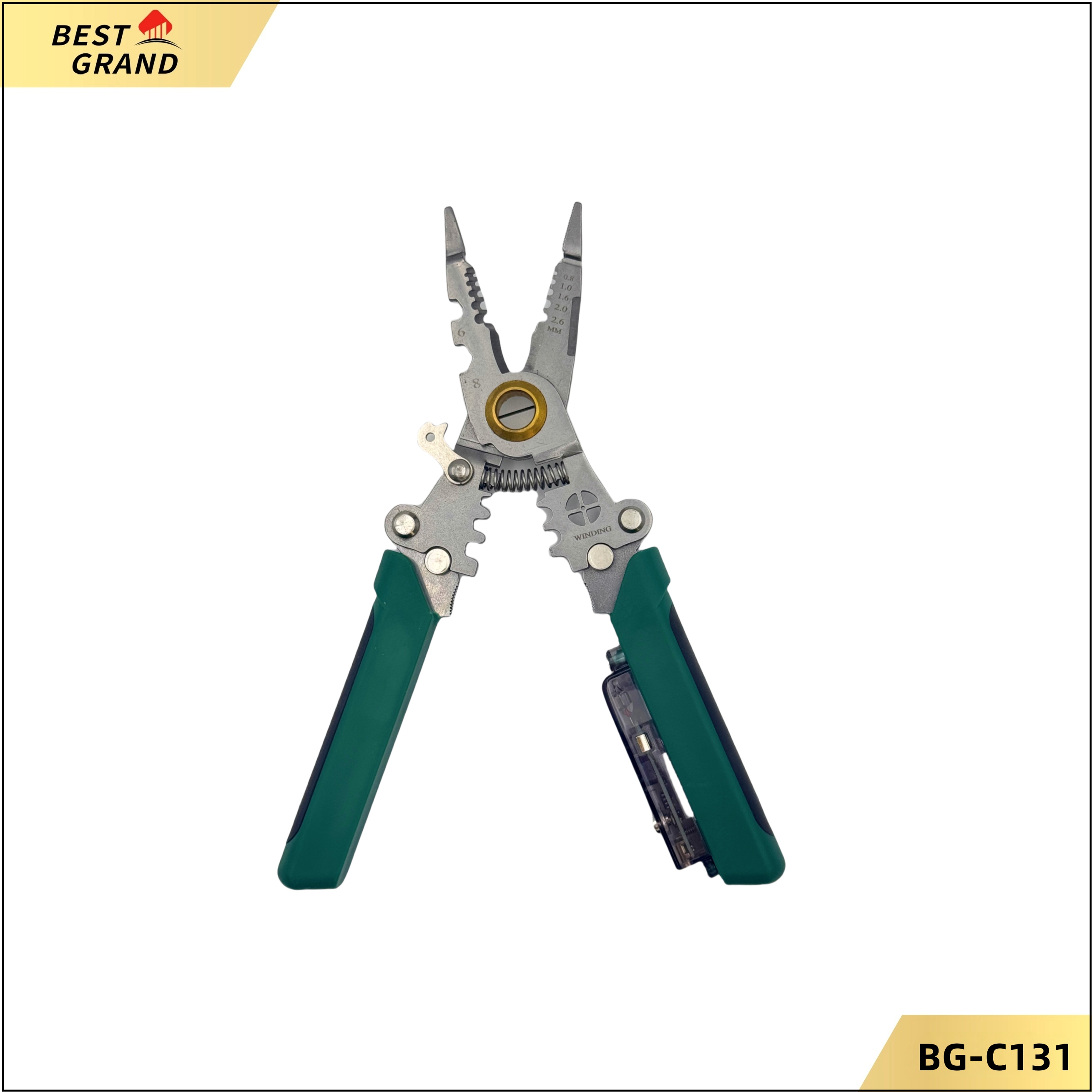 New Metric Electrician Pliers Multi-Functional Folding Wire Stripper &amp; Crimping Tool for Wiring Repair Cable Cutting Tool