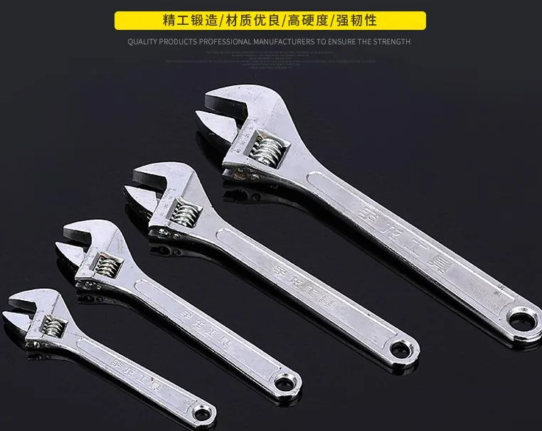 Drop-Forged Adjustable Wrench Set