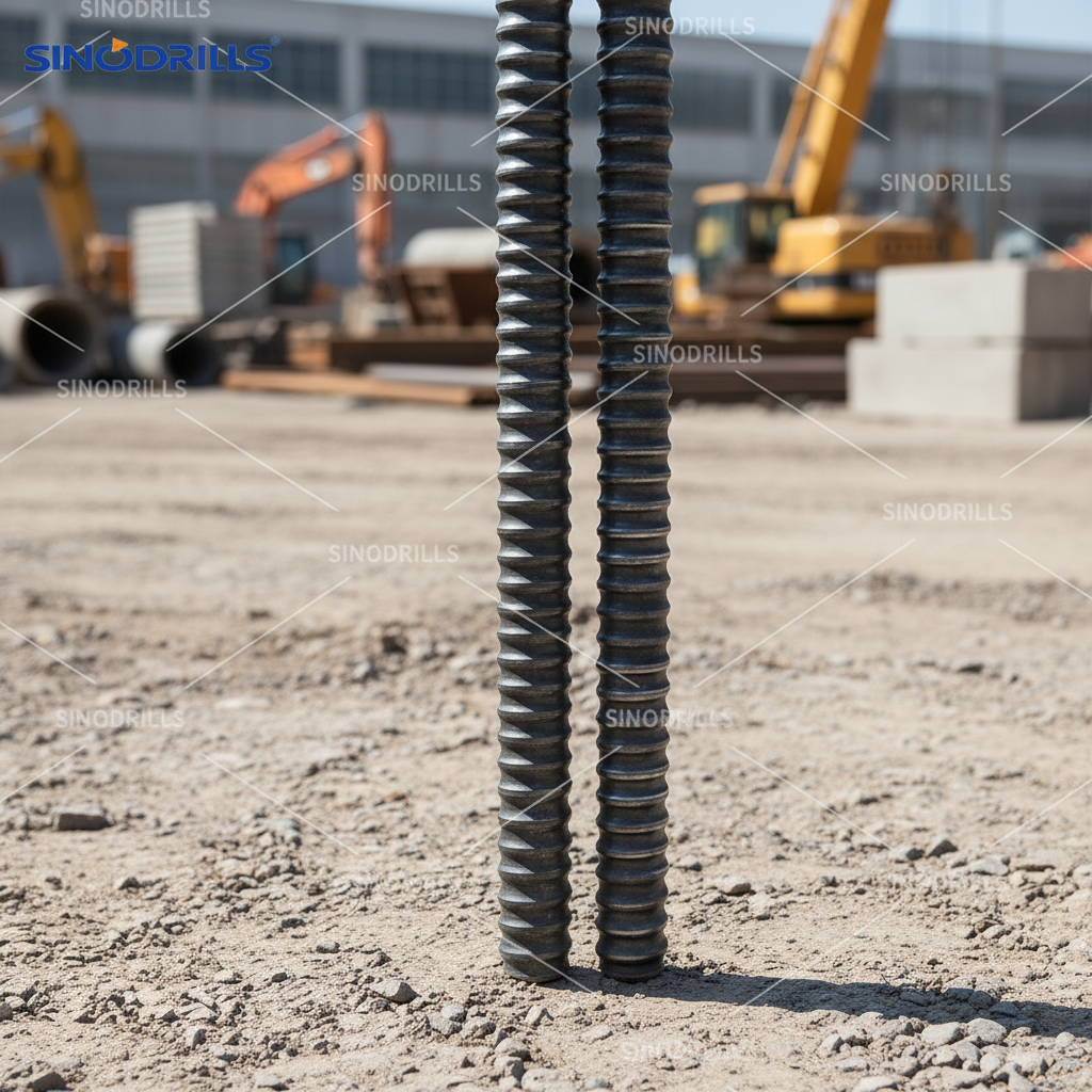 SINODRILLS Self Drilling Anchor Tools Hollow Steel Anchor Rod IBO R51 Anchor Bar Expansion Shell Rock Bolt