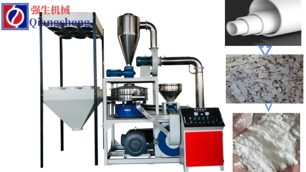 Multifunctional Plastic Pet PP PE PVC Pulverizer Miller Milling Machine