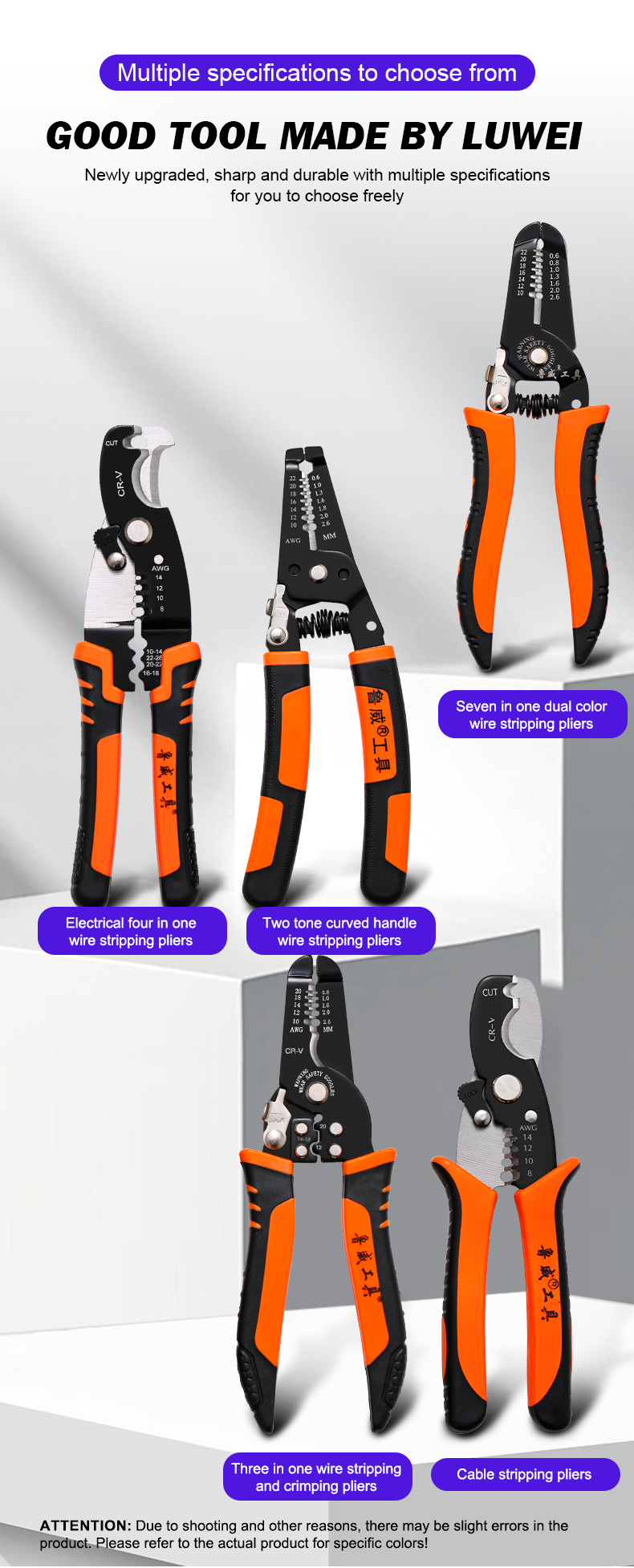 Wire Stripping Pliers Detail 1